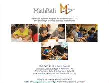 Tablet Screenshot of mathpath.org